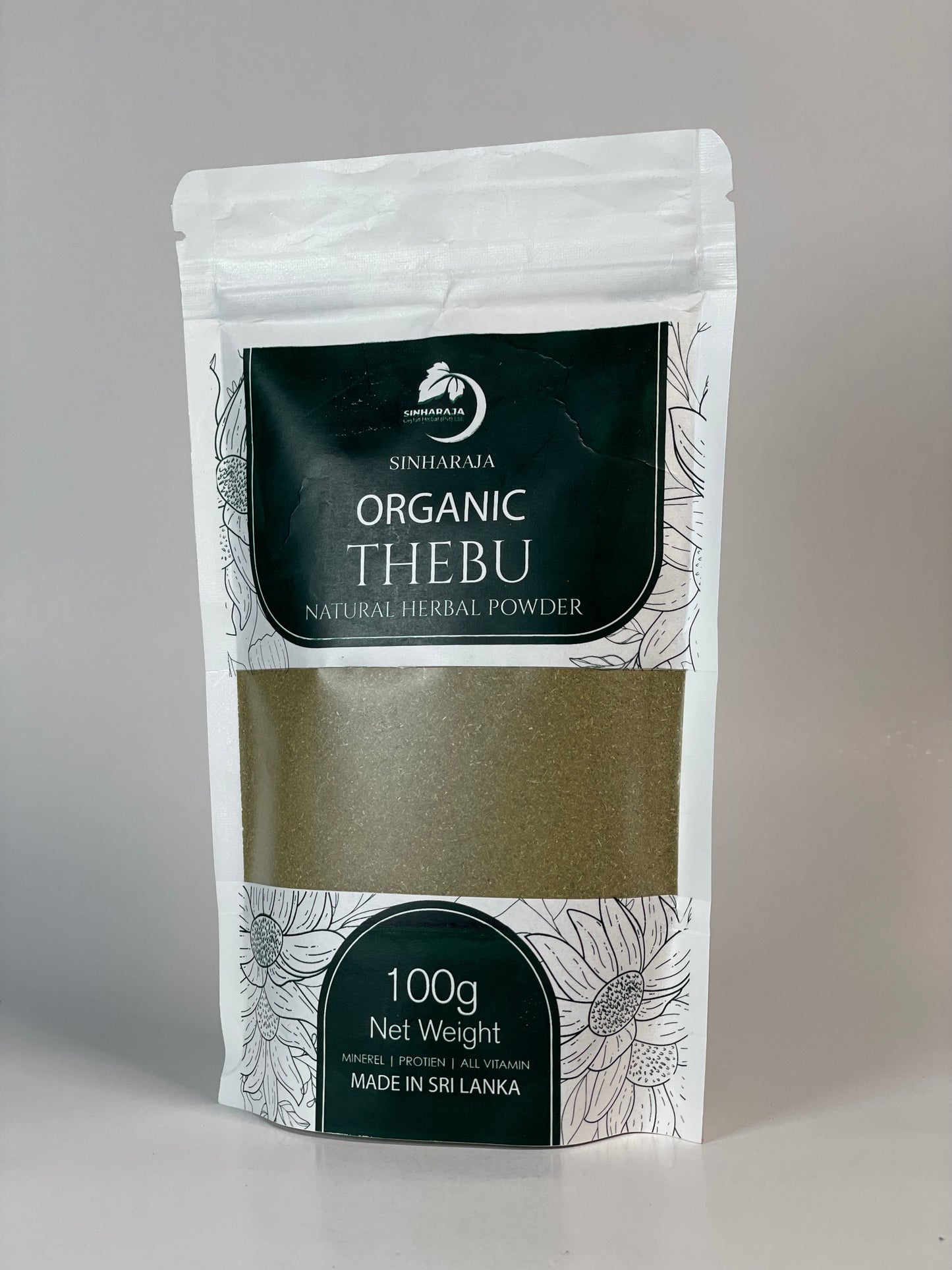 Sinharaja Organic Thebu – Pure Herbal Wellness for Sugar Balance