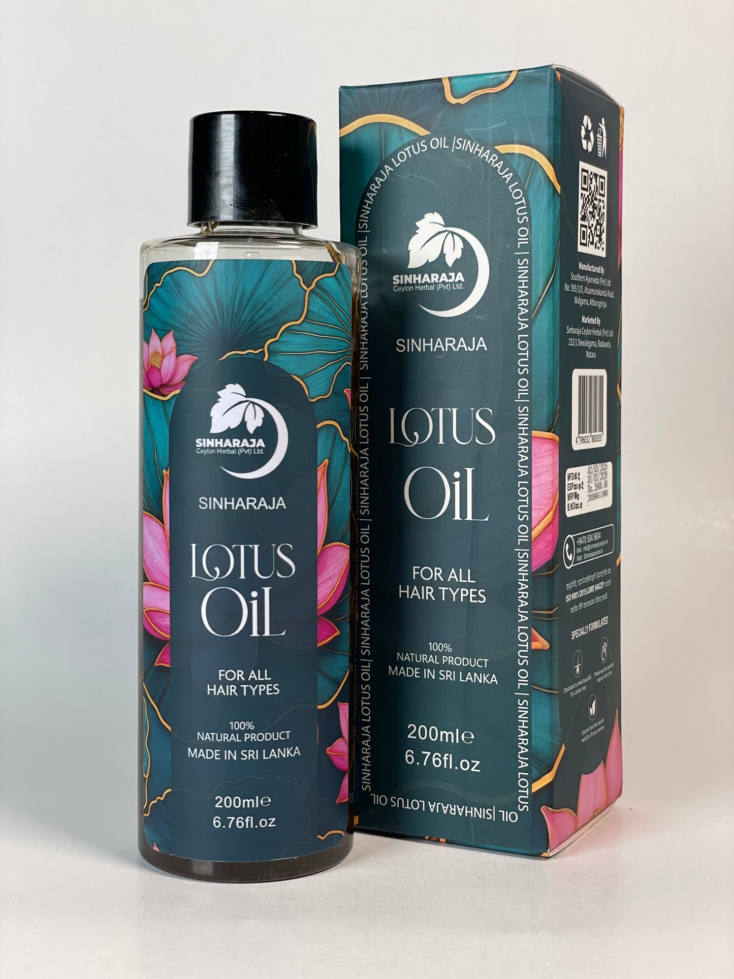 Sinharaja Lotus Oil – Pure Floral Essence for Lustrous & Healthy Hair