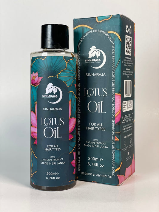 Sinharaja Lotus Oil – Pure Floral Essence for Lustrous & Healthy Hair