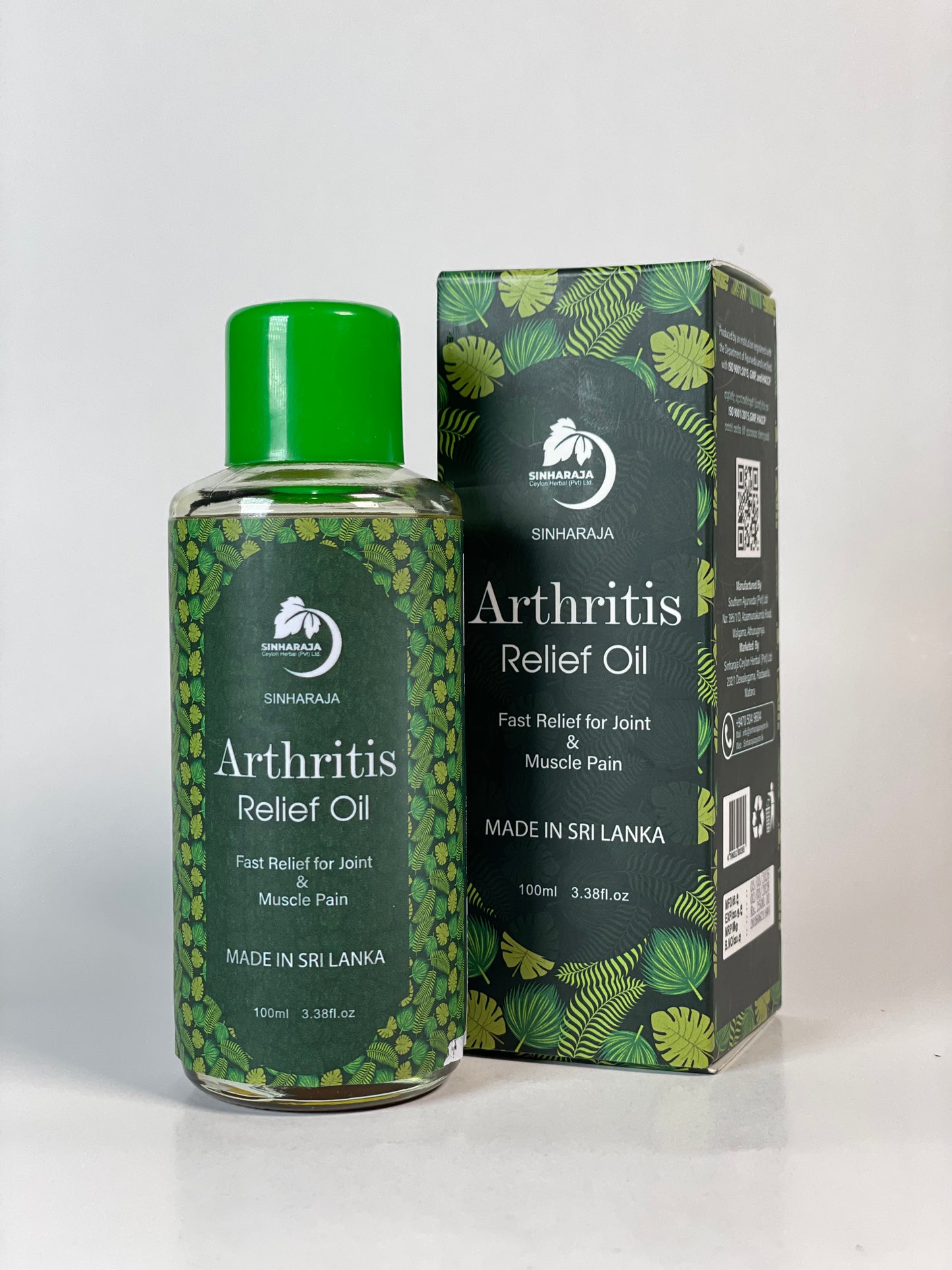 Sinharaja Sinharaja Arthritis Relief Oil - Fast Comfort for Joints & Muscles